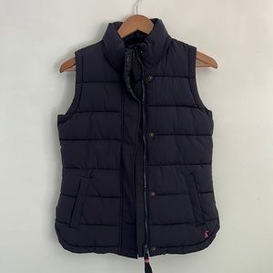 Joules Navy Puffer Vest